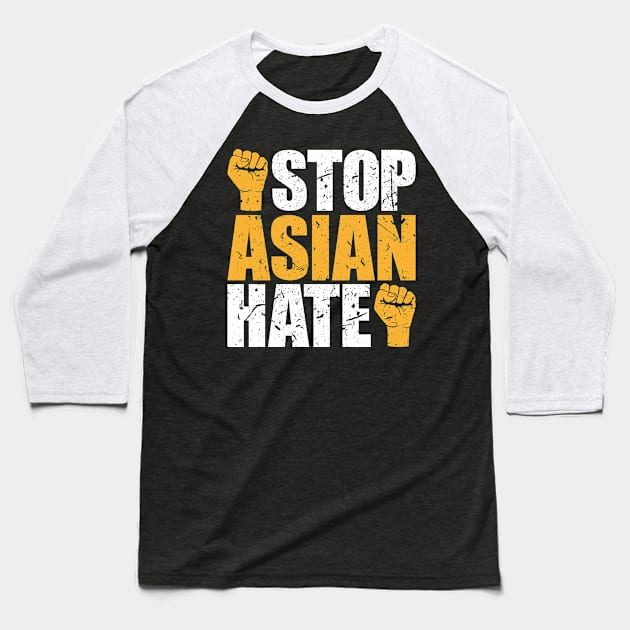 Stop Asian Hate Crimes asian community supporter Baseball T-Shirt by star trek fanart and more